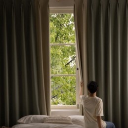 Tenda Moderna Patchwork Su Misura, Tenda Oscurante Per Soggiorno E Camera Da Letto