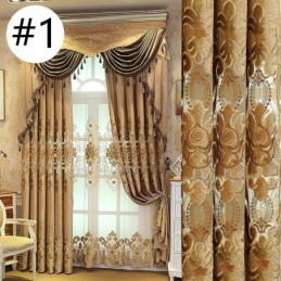 Tenda Oscurante Ricamata Su Misura, Stile Europeo, Per Soggiorno
