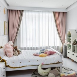 Tenda Moderna Con Cuciture Su Misura, Tenda Pied De Poule Oscurante Per Soggiorno, Camera Da Letto