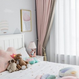 Tenda Moderna Con Cuciture Su Misura, Tenda Pied De Poule Oscurante Per Soggiorno, Camera Da Letto
