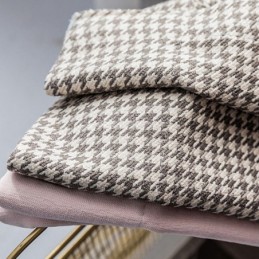 Tenda Moderna Con Cuciture Su Misura, Tenda Pied De Poule Oscurante Per Soggiorno, Camera Da Letto