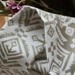 Tende Jacquard Di Lusso Con Motivo Geometrico Oscurante Per Soggiorno
