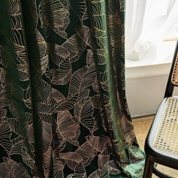 Tende In Flanella Bronzata, Semplici Tende Oscuranti Su Misura Per Camera Da Letto E Soggiorno