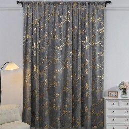 Tende In Flanella Bronzata, Semplici Tende Oscuranti Su Misura Per Camera Da Letto E Soggiorno