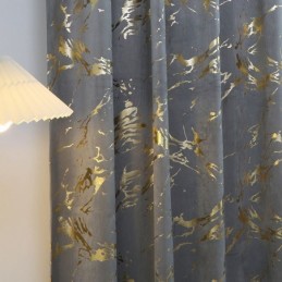 Tende In Flanella Bronzata, Semplici Tende Oscuranti Su Misura Per Camera Da Letto E Soggiorno