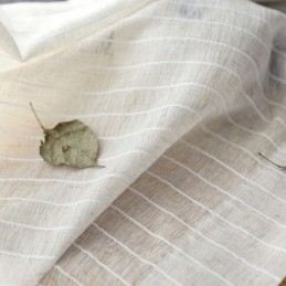 Tende Trasparenti In Jacquard A Righe, In Voile E Tulle Per Il Soggiorno