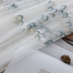 Tende Trasparenti In Tulle Ricamato E Voile In Organza Per Soggiorno E Camera Da Letto