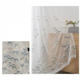 Tende Trasparenti In Tulle Ricamato E Voile In Organza Per Soggiorno E Camera Da Letto
