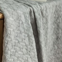Tenda In Tulle A Quadri Nordici Su Misura, In Maglia Ordita, Trasparente Per Soggiorno