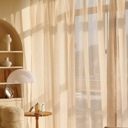 Bellissima Tenda In Voile Su Misura, Tinta Unita, In Tulle, Per Soggiorno, Camera Da Letto