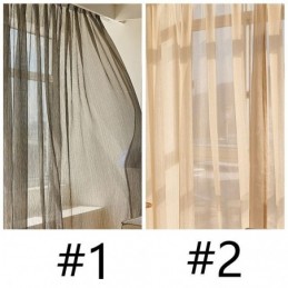 Bellissima Tenda In Voile Su Misura, Tinta Unita, In Tulle, Per Soggiorno, Camera Da Letto