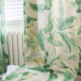 Tenda Rurale Americana Su Misura Per Camera Da Letto, Stampata, In Tessuto Protettivo Ecologico