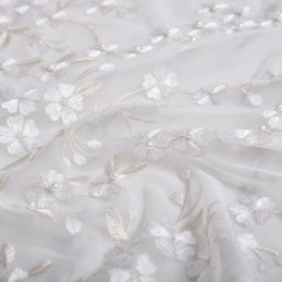 Tenda Decorativa Trasparente Su Misura, Tenda Con Pianta Ricamata, Tende In Tulle Per Soggiorno E Camera Da Letto