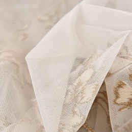 Tenda Decorativa Trasparente Su Misura, Tenda Con Pianta Ricamata, Tende In Tulle Per Soggiorno E Camera Da Letto