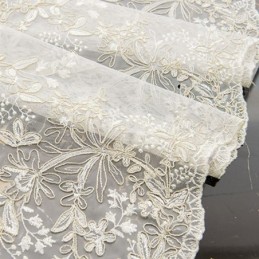 Tenda Decorativa Trasparente Su Misura, Tenda Con Pianta Ricamata, Tende In Tulle Per Soggiorno E Camera Da Letto