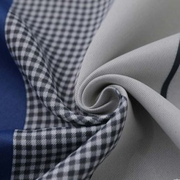 Tenda Oscurante Nordica Su Misura, Con Strisce Stampate Per Camera Da Letto
