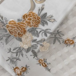 Tende In Tulle Con Fiori, Bianche, Trasparenti, Per Soggiorno