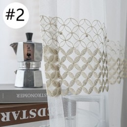 Tende In Voile Ricamate, Stile Nordico, Trasparenti, Per Soggiorno E Camera Da Letto