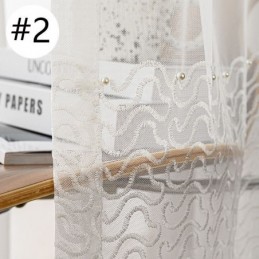 Tende Trasparenti In Tulle Ricamate, Tende Trasparenti Per Il Soggiorno