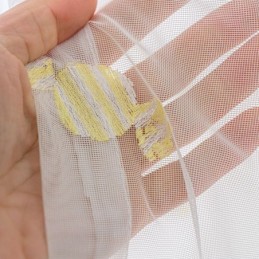 Tenda Decorativa Trasparente Su Misura, Tende In Tulle Ricamato Color Caramella Per Camera Da Letto