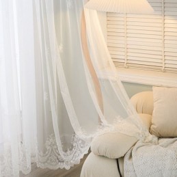 Tenda Oscurante Ricamata Su Misura, Tenda Di Lusso Europea Con Isolamento Termico Per Soggiorno