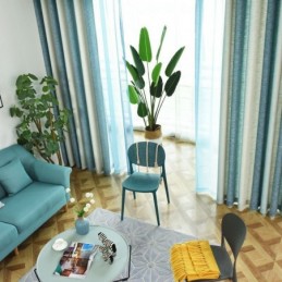 Tenda Semi-Oscurante Su Misura, Con Strisce Colorate, Stampata, Per Camera Da Letto E Soggiorno