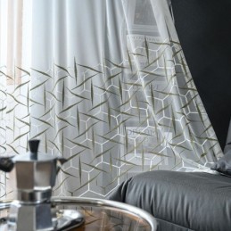 Tenda Trasparente Ricamata Europea Su Misura, Tenda In Tulle Di Lusso, Tende In Voile Per Soggiorno