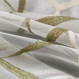 Tenda Trasparente Ricamata Europea Su Misura, Tenda In Tulle Di Lusso, Tende In Voile Per Soggiorno