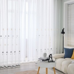 Tenda In Tulle Ricamata Con...