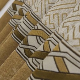 Tenda Moderna In Ciniglia Su Misura, Con Semplici Giunzioni In Tessuto Jacquard Per Soggiorno E Camera Da Letto.