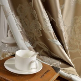 Tenda Oscurante Di Lusso Europea Max Su Misura Per Camera Da Letto Con Fiori Di Peonia