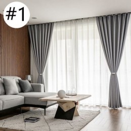 Tenda Oscurante A Tinta Unita, Su Misura, Per Finestre, Tende Moderne Per Camera Da Letto E Soggiorno.