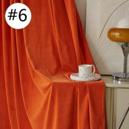 Semplice Tenda In Velluto Su Misura, Tende Oscuranti In Tinta Unita Per Soggiorno E Camera Da Letto