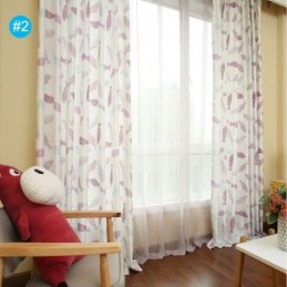 Tenda Semi-Oscurante Su Misura Con Stampa Di Pesci, Per Cameretta Dei Bambini
