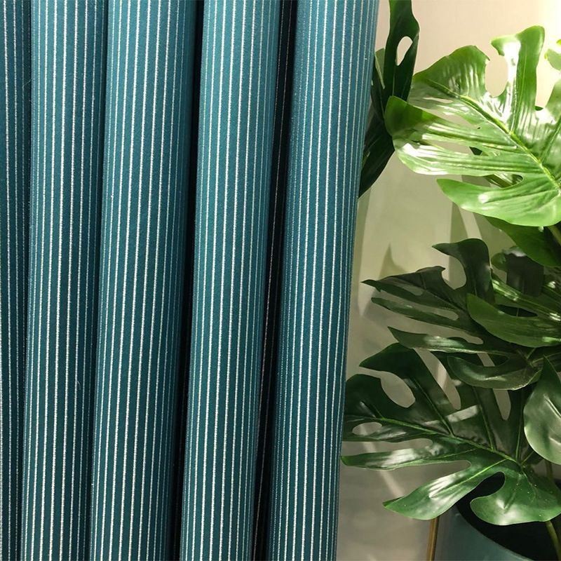 Tende Oscuranti In Jacquard A Strisce Verticali Per Il Soggiorno