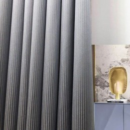 Tende Oscuranti In Jacquard A Strisce Verticali Per Il Soggiorno
