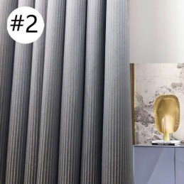 Tende Oscuranti In Jacquard A Strisce Verticali Per Il Soggiorno