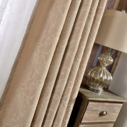 Tenda Semi-Oscurante Vintage Su Misura, Tenda Di Lusso Con Ricamo Per Soggiorno