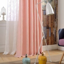 Tenda Semi-Oscurante Vintage Su Misura, Tenda Di Lusso Con Ricamo Per Soggiorno