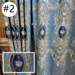Tenda Di Lusso Su Misura, Tenda In Stile Europeo Con Ricamo
