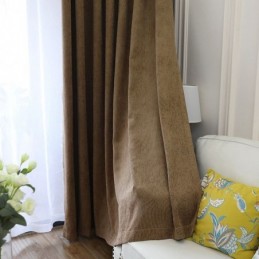 Tende Oscuranti Marroni Di Lusso Per Soggiorno E Camera Da Letto