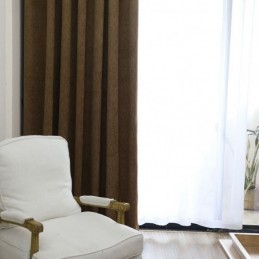 Tende Oscuranti Marroni Di Lusso Per Soggiorno E Camera Da Letto