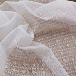 Tenda Moderna In Voile Trasparente Di Colore Bianco Tinta Unita, Su Misura, Per Camera Da Letto E Soggiorno.