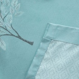 Tende In Stile Nordico Con Motivo Ad Albero In Raso Jacquard Per Soggiorno E Camera Da Letto