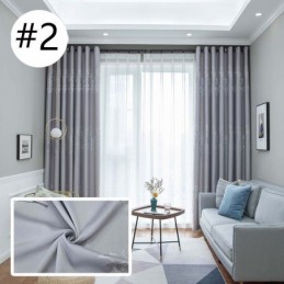 Tende In Stile Nordico Con Motivo Ad Albero In Raso Jacquard Per Soggiorno E Camera Da Letto