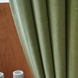 Tende Geometriche Di Lusso Con Goffratura Moderna E Oscuranti Per La Camera Da Letto