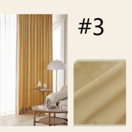 Tende Geometriche Di Lusso Con Goffratura Moderna E Oscuranti Per La Camera Da Letto