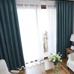 Tenda A Tinta Unita Su Misura, Alta Ombreggiatura Per Soggiorno E Camera Da Letto