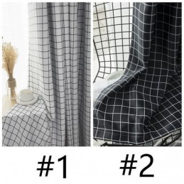 Tenda Oscurante A Quadri Su Misura, Motivo Geometrico A Quadri Per Camera Da Letto E Soggiorno