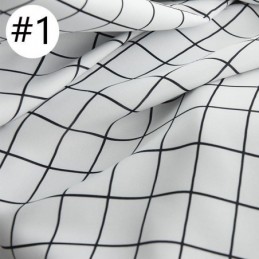 Tenda Oscurante A Quadri Su Misura, Motivo Geometrico A Quadri Per Camera Da Letto E Soggiorno